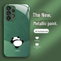Samsung S20Plus laipiojantis Panda skysto stiklo dėklas su itin viskas įskaičiuota objektyvu, skirtu S10Plus – mielas dizainas. S23 Plus