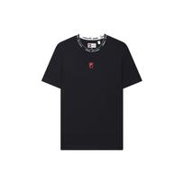 FILA X ETUDES American Vintage Letter Print Crew Neck Short Sleeve T-Shirt Men Tops Legendary-Blue F11M326104FNV L
