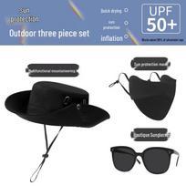 Western Cowboy Hat - Wide Brim Sun Protection for Summer Outdoor Activities