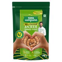 Tata Sampann Premium Anjeer Dried Figs 200g Pack Rich in Calcium Fibre and Iron Naturally Low Fat Healthy Snack