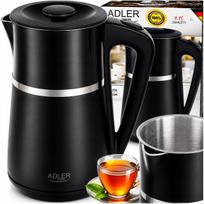 Elektrinis virdulys 1,7 l 2200 W, nerūdijantis plienas, juodas