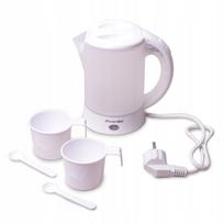 Turistinis virdulys KAMILLE 1718A, baltas, 0,6 l, 600 W