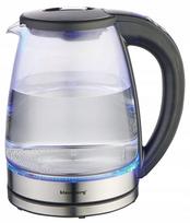 Stiklinis elektrinis virdulys su temperatūros reguliavimu Klausberg KB-7887, 1,8 l, LED, LCD