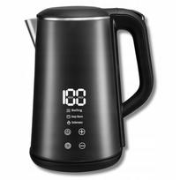 Elektrinis virdulys 1,6 l su reguliuojama dechloravimo funkcija, LED, juodas