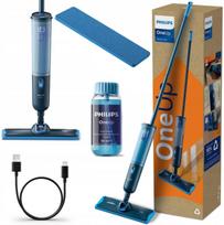 Grindų elektrinis mopas PHILIPS ONEUP Series 3000, belaidis, su besisukančia galvute