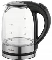 Elektrinis stiklinis virdulys Klausberg KB-7886, 1.7 l, 2200 W, LED, nerūdijančio plieno filtras