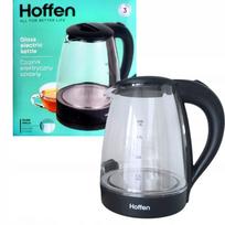 Elektrinis virdulys Hoffen 5903151, 1,8 l, 2200 W, juodas, stiklinis