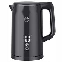 Elektrinis virdulys su temperatūros reguliavimu 40–100 °C DK24005B, juodas MG