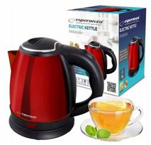 Elektrinis virdulys Esperanza PARAN, 1 l, 1500 W, raudonas