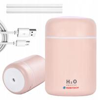 Ultragarsinis oro drėkintuvas su LED naktine lempute, mini, su laidu