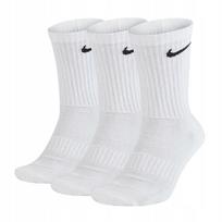 Sportinės kojinės NIKE Everyday, unisex, baltos, 38–42 dydis, 3 poros