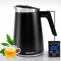 Elektrinis virdulys BERGMANN 1,5 l, 2200 W, reguliuojama temperatūra, skaitmeninis ekranas