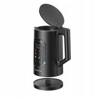 CD grotuvas JVC RC-E451B su Bluetooth, USB, AUX, FM ir kasečių palaikymu, juodas