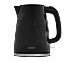 Elektrinis virdulys Raven EC025C, 1,7 l, 2200 W, juodas