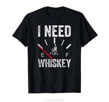 I Need Whiskey Empty Odometer Funny Whisky Drinker Fan T-shirt Fashion Summer Tshirt Fitness T Shirt Men Clothing 2XL