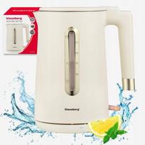 Elektrinis virdulys Klausberg KB9004, 1,7 l, 1800 W, belaidis, smėlio spalvos