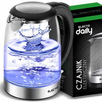 Stiklinis elektrinis virdulys 1,7 l, 1800 W, su LED apšvietimu