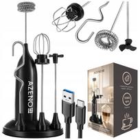 Elektrinis rankinis pieno plakiklis 4in1, įkraunamas USB
