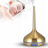 Oro drėkintuvas ir aromato difuzorius, 120 ml, 7 spalvų LED naktinė lemputė