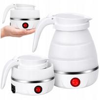 Elektrinis sulankstomas virdulys, 0,6 l, 750 W, silikoninis, kelioninis