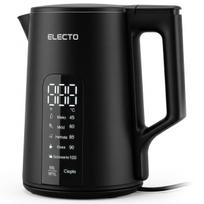 Elektrinis virdulys su temperatūros valdymu, LED, 1,7 l, juodas, 2200 W, plieninis