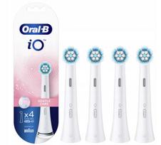 4 vnt. Oral-b iO Gentle Care balti dantų šepetėlio antgaliai