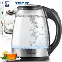 Elektrinis virdulys ZELMER, stiklinis, nerūdijančio plieno, su LED apšvietimu, 1,8 l
