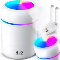 Oro drėkintuvas ir aromato difuzorius su LED, automobiliui