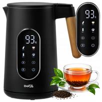 Elektrinis virdulys 1,7 l 2200 W su temperatūros reguliavimu, juodas