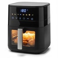 Karšto oro gruzdintuvė AIRDWELLER, 6 l, 2000 W, 8 programos, juoda