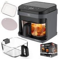 Karšto oro gruzdintuvė Eldom FR500, stiklinis indas, 5,5 l, 1200 W