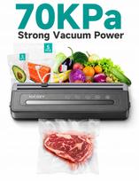 Automatinis maisto vakuumatorius 160W su maišeliais