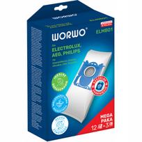 Dulkių siurblio maišeliai Electrolux ELMB01X12, 12 vnt. + filtras