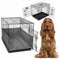 Šunų narvų ir guolių rinkinys eL DOG PLAYPEN, 91 x 56 cm, 2 vnt.