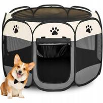 Mažas sulankstomas vandeniui atsparus gyvūnų maniežas PLAYPEN, 74x74x43 cm