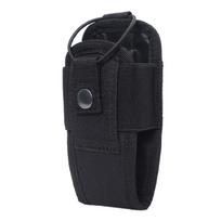 Radio Pouch Military Walkie Talkies Holster Waist Bag Holder Pocket 1 juoda