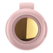 Nešiojamas mini USB ventiliatorius, tylus, rožinis, prisegamas prie drabužių