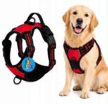 Didelių šunų pavadėlis GUARD XL, raudonas, 53–96 cm, Golden Shepherd