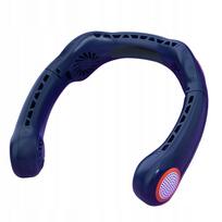 Nešiojamas tylus mėlynas beventilis ventiliatorius