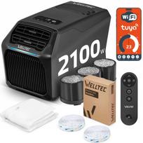 Nešiojamas oro kondicionierius WELLTEC ACE2 PRO 2,1 kW, tylus, dviejų vamzdžių, kemperiui