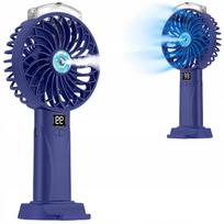 Nešiojamas ventiliatorius su rūko funkcija F106, 5 greičiai, USB, LED, tylus