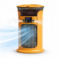 Oro drėkintuvas-ventiliatorius, 880 ml, USB, nešiojamas