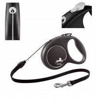 Automatinis pavadėlis Flexi Black Design M šunims iki 20 kg