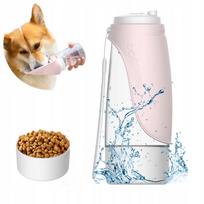 Šunų kelioninis buteliukas ir dubenėlis DOGNESS, 450 ml