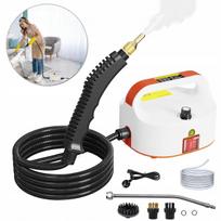 Garų valytuvas 2500W, 4,5 baro, automobiliams ir sofoms, retai pildomas