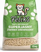 Medžio granulių kraikas katėms, triušiams, graužikams, kiaulėms ir žiurkėnams, 15 kg