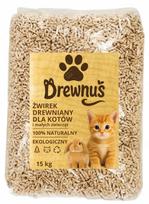 Medinės granulės 15 kg, 6 mm, katėms, triušiams ir graužikams