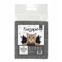 Katėms skirti ekologiški SAGAPO tofu kraikas su aktyviąja anglimi, 2,5 kg