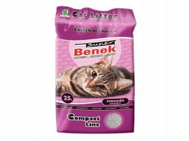 Kraikas katėms SUPER BENEK Compact su levandomis, 25 l