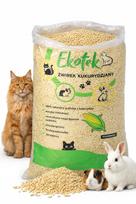 Kukurūzų kraikas katėms EKOTEK, 20 l, 12 kg